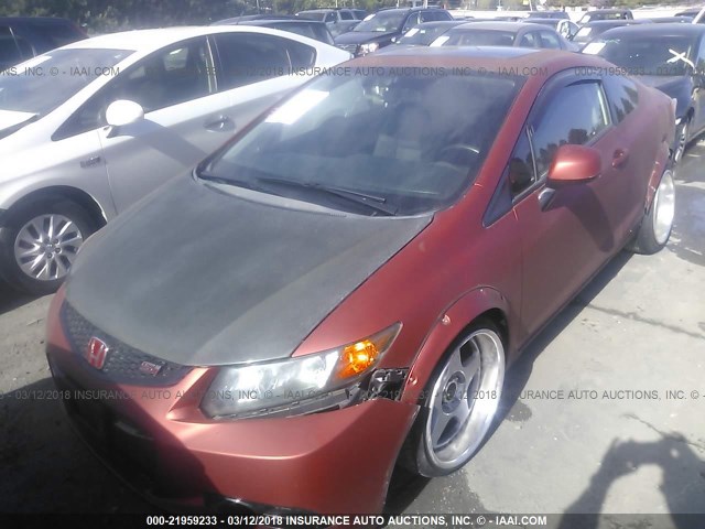 2HGFG4A52CH703107 - 2012 HONDA CIVIC SI RED photo 2