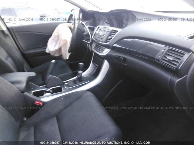 1HGCR2E52EA029781 - 2014 HONDA ACCORD SPORT GRAY photo 5