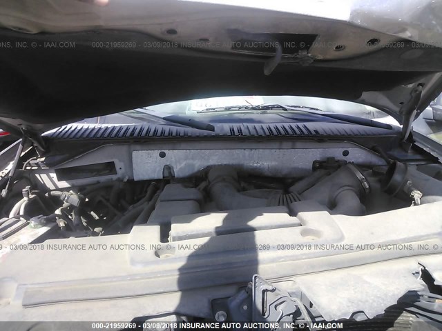 1FMFU20538LA48118 - 2008 FORD EXPEDITION LIMITED GRAY photo 10