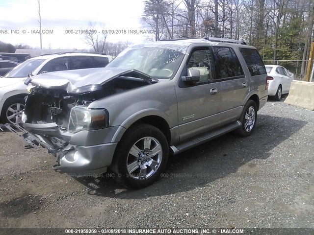 1FMFU20538LA48118 - 2008 FORD EXPEDITION LIMITED GRAY photo 2