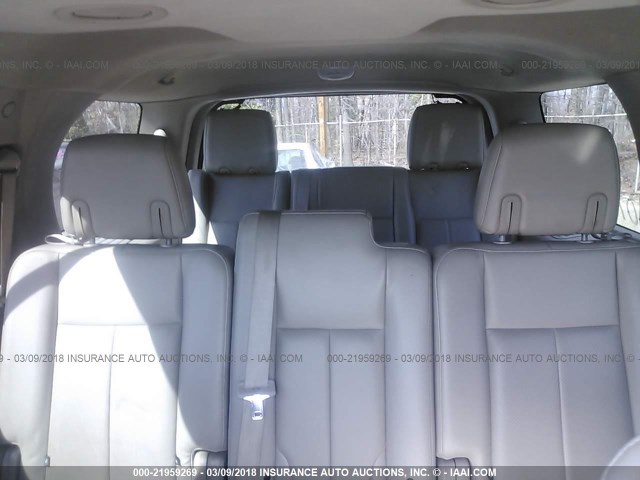 1FMFU20538LA48118 - 2008 FORD EXPEDITION LIMITED GRAY photo 8