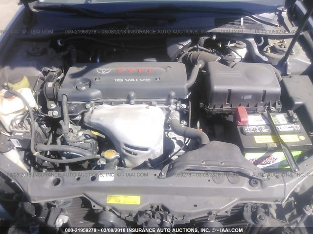 4T1BE30K96U648933 - 2006 TOYOTA CAMRY LE/XLE/SE ნაცრისფერი ფოტო 10