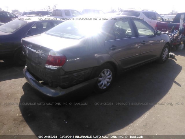 4T1BE30K96U648933 - 2006 TOYOTA CAMRY LE/XLE/SE GRAY photo 4