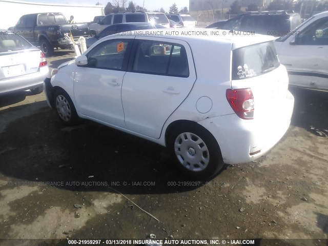 JTKKU4B46AJ055352 - 2010 TOYOTA SCION XD WHITE photo 3