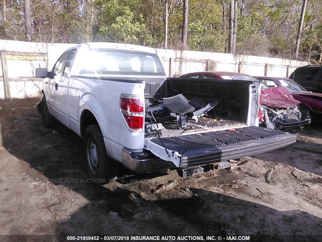 1FTEX1CW5AFC64207 - 2010 FORD F150 SUPER CAB WHITE photo 3