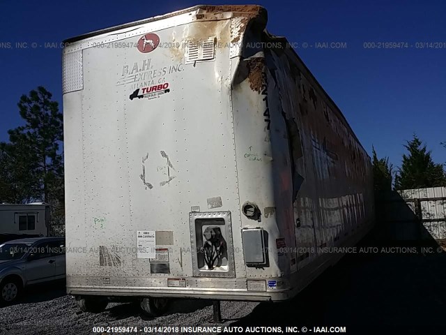 1GRAA0626CJ633147 - 2012 GREAT DANE TRAILERS DRY VAN  WHITE photo 2