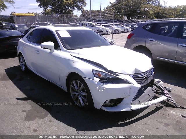 JTHBA1D22G5007941 - 2016 LEXUS IS 200T WHITE photo 1