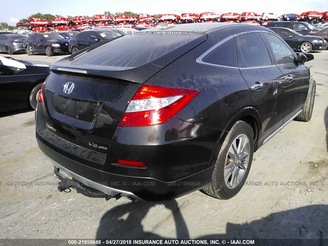 5J6TF2H53DL001181 - 2013 HONDA CROSSTOUR EXL BLACK photo 4