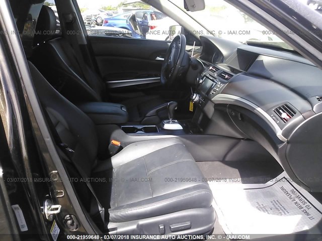 5J6TF2H53DL001181 - 2013 HONDA CROSSTOUR EXL შავი ფოტო 5