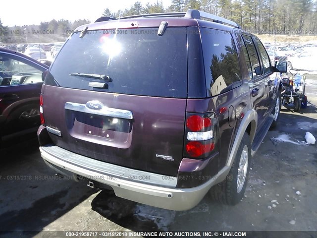 1FMEU74E96UA79237 - 2006 FORD EXPLORER EDDIE BAUER MAROON photo 4