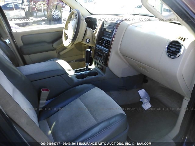 1FMEU74E96UA79237 - 2006 FORD EXPLORER EDDIE BAUER MAROON photo 5