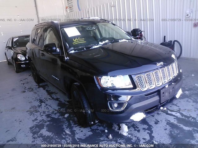 1C4NJDEBXGD681307 - 2016 JEEP COMPASS LATITUDE 黑色 照片 1
