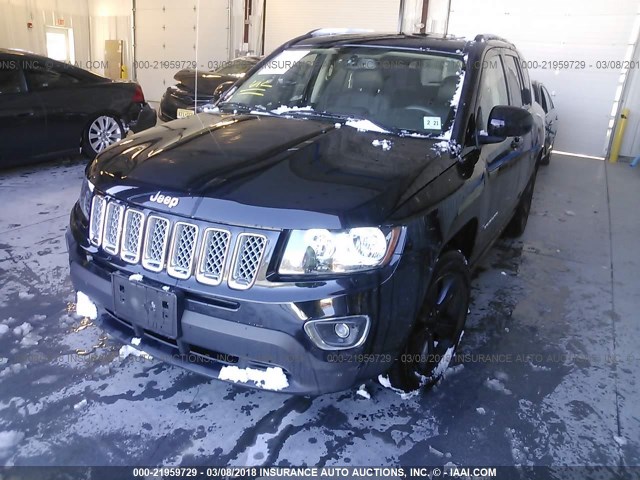 1C4NJDEBXGD681307 - 2016 JEEP COMPASS LATITUDE 黑色 照片 2