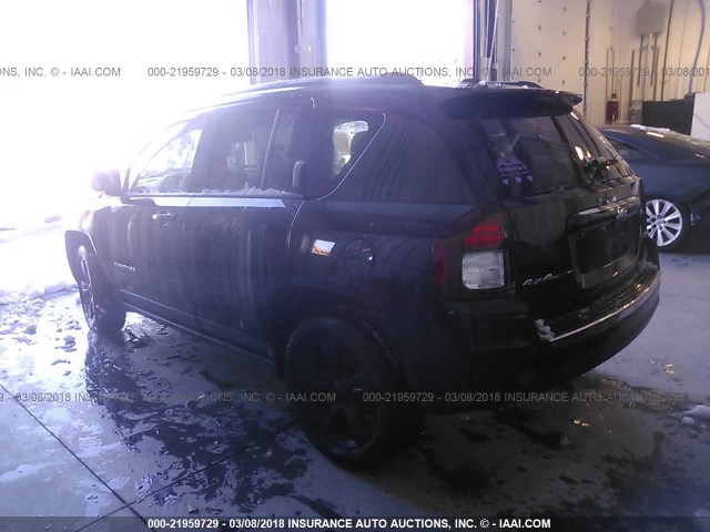 1C4NJDEBXGD681307 - 2016 JEEP COMPASS LATITUDE 黑色 照片 3