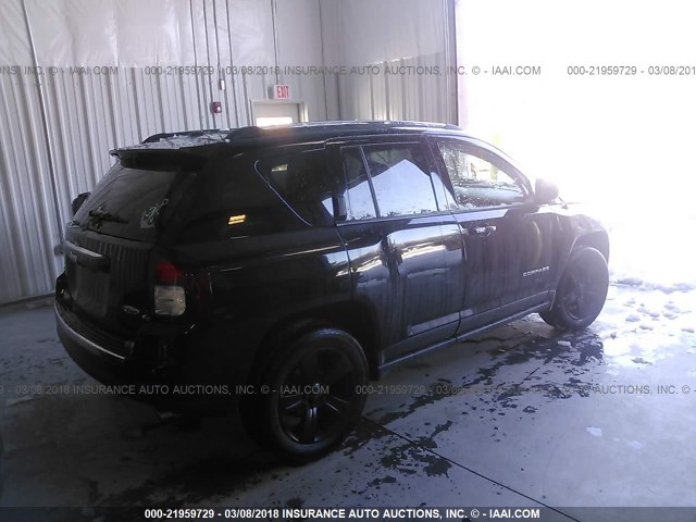 1C4NJDEBXGD681307 - 2016 JEEP COMPASS LATITUDE 黑色 照片 4