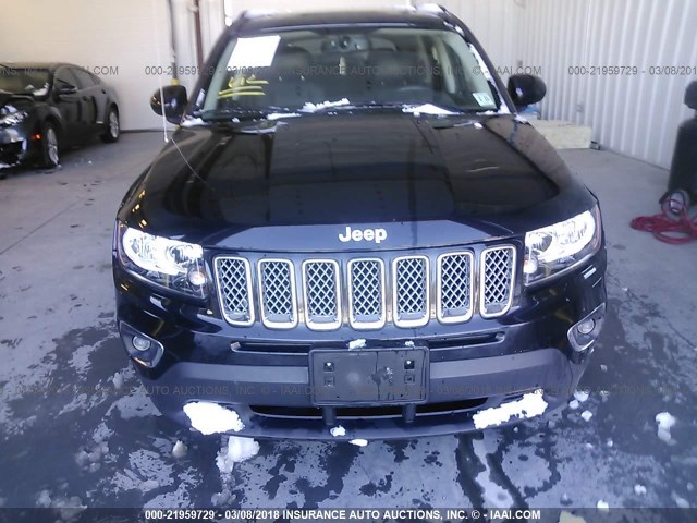 1C4NJDEBXGD681307 - 2016 JEEP COMPASS LATITUDE 黑色 照片 6