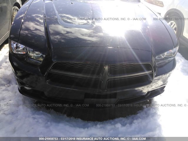 2C3CDXJGXEH104928 - 2014 DODGE CHARGER SXT BLACK photo 6