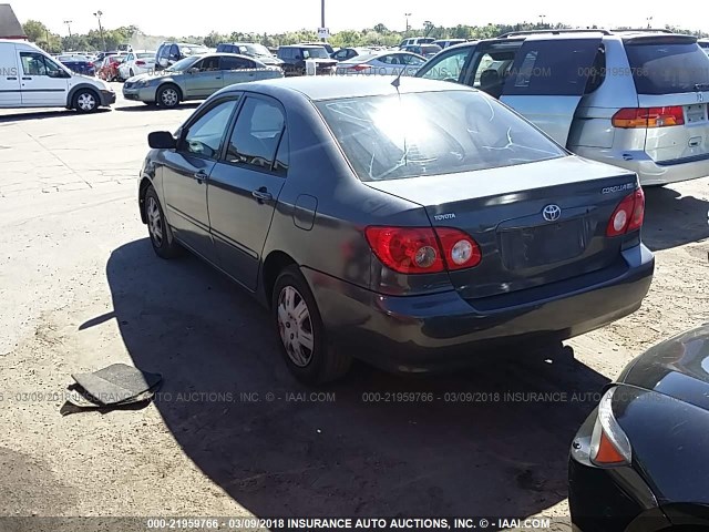 1NXBR32E95Z378967 - 2005 TOYOTA COROLLA CE/LE/S GREEN photo 3