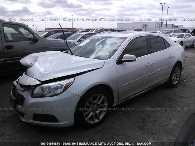 1G11C5SL7FF291093 - 2015 CHEVROLET MALIBU 1LT 白色 照片 2