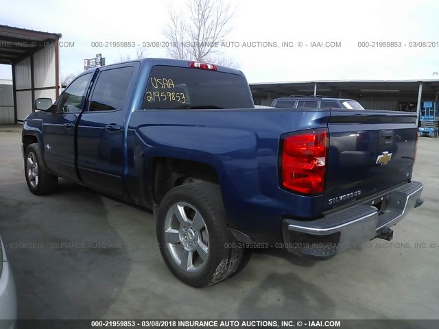 3GCPCREC0GG284460 - 2016 CHEVROLET SILVERADO C1500 LT BLUE photo 3