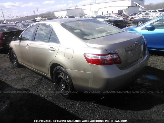 4T1BE46K07U594355 - 2007 TOYOTA CAMRY NEW GENERAT CE/LE/XLE/SE TAN photo 3