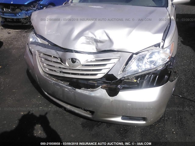 4T1BE46K07U594355 - 2007 TOYOTA CAMRY NEW GENERAT CE/LE/XLE/SE TAN photo 6
