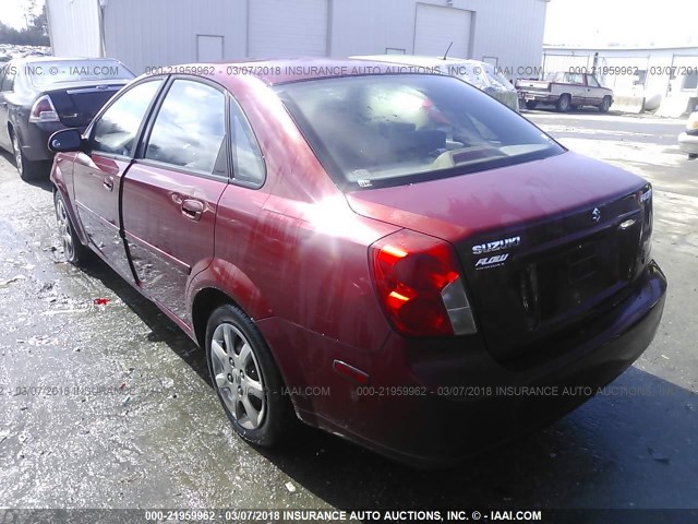 KL5JD52Z94K937298 - 2004 SUZUKI FORENZA S BURGUNDY photo 3