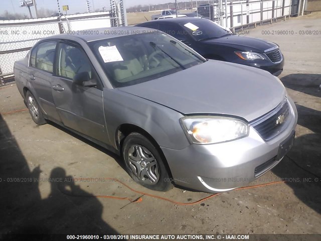 1G1ZS51F36F107995 - 2006 CHEVROLET MALIBU LS 银色 照片 1