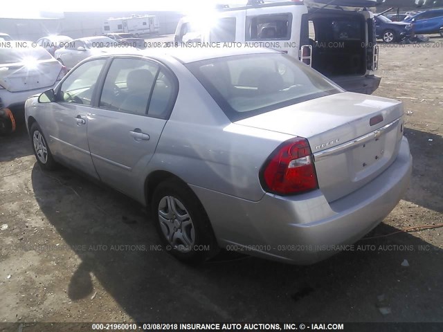 1G1ZS51F36F107995 - 2006 CHEVROLET MALIBU LS 银色 照片 3