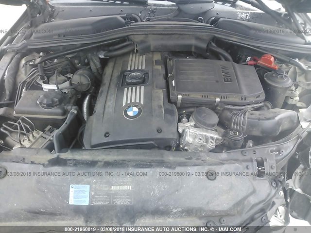 WBANV93578C131369 - 2008 BMW 535 XI BLACK photo 10