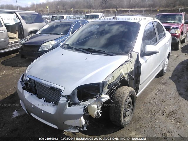 KL1TD5DE7BB154420 - 2011 CHEVROLET AVEO LS/LT SILVER photo 6