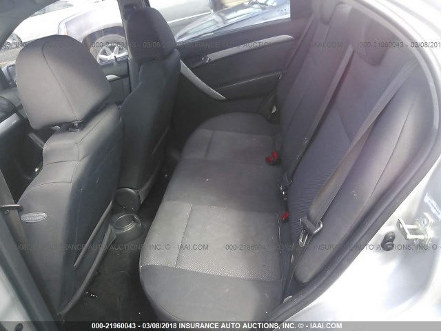 KL1TD5DE7BB154420 - 2011 CHEVROLET AVEO LS/LT 银色 照片 8