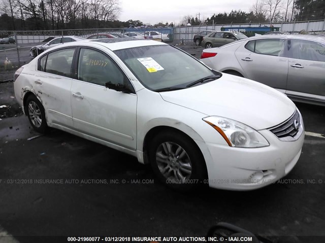 1N4AL2AP9CN538809 - 2012 NISSAN ALTIMA S WHITE photo 1