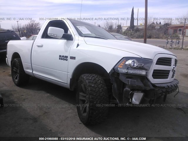 3C6JR7CT1GG275852 - 2016 RAM 1500 SPORT WHITE photo 1