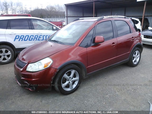 JS2YB417685101564 - 2008 SUZUKI SX4 TOURING ORANGE photo 2