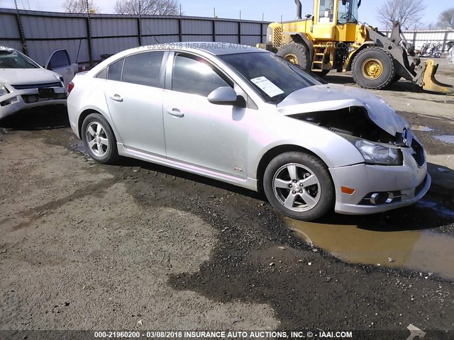 1G1PC5SB8D7252604 - 2013 CHEVROLET CRUZE LT SILVER photo 1