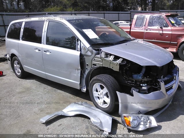 2C4RDGCG4CR294882 - 2012 DODGE GRAND CARAVAN SXT SILVER photo 1