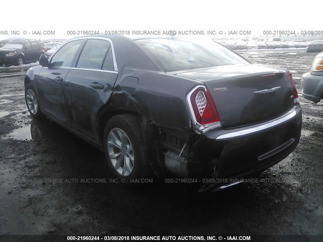 2C3CCAAG7FH763342 - 2015 CHRYSLER 300 LIMITED GRAY photo 3