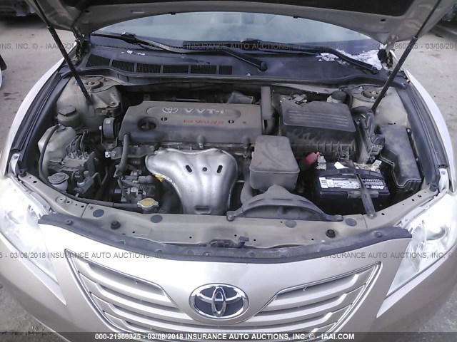 JTNBE46K973093311 - 2007 TOYOTA CAMRY NEW GENERAT CE/LE/XLE/SE TAN photo 10