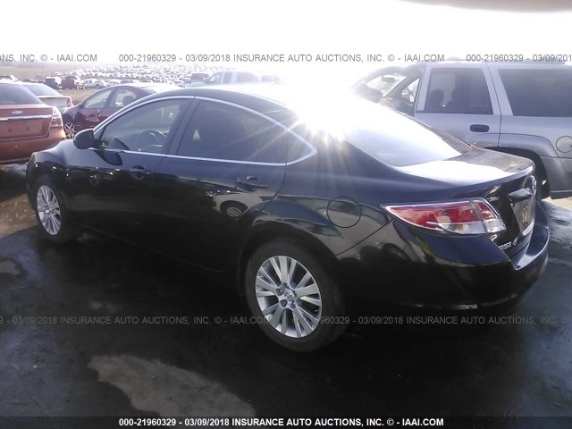 1YVHZ8CH8A5M10469 - 2010 MAZDA 6 I BLACK photo 3