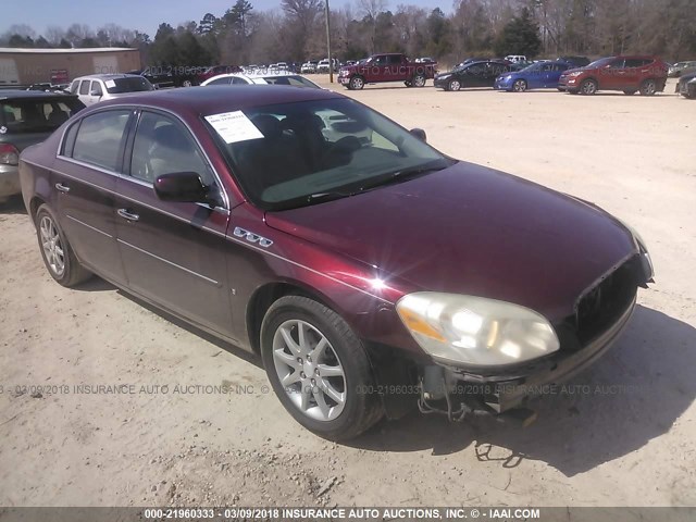 1G4HD572X7U177147 - 2007 BUICK LUCERNE CXL BURGUNDY photo 1