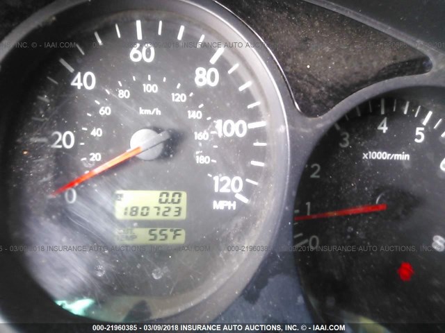 JF1SG65684H745077 - 2004 SUBARU FORESTER 2.5XS შავი ფოტო 7