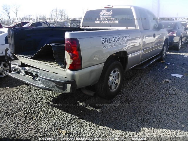 2GCEC19V231299291 - 2003 CHEVROLET SILVERADO C1500 Pewter photo 4