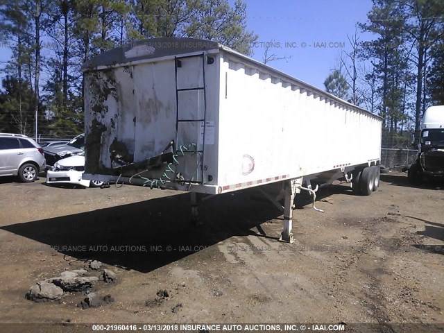 5TU124020FS000822 - 2015 CONSTRUCTION TRAILER SPEC HOPPER  WHITE photo 2