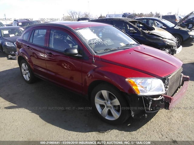 1B3CB3HA3AD566428 - 2010 DODGE CALIBER MAINSTREET RED photo 1