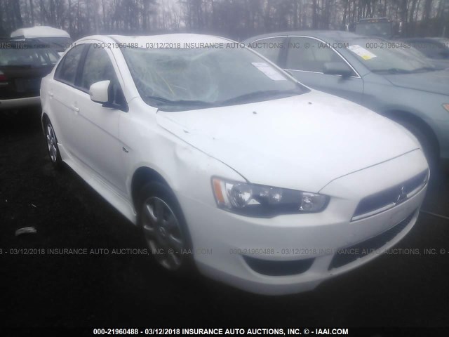 JA32U2FU4FU016088 - 2015 MITSUBISHI LANCER ES WHITE photo 1