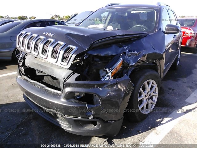 1C4PJLCB5FW683846 - 2015 JEEP CHEROKEE LATITUDE GRAY photo 6