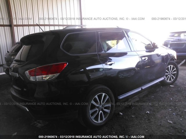 5N1AR2MNXEC699473 - 2014 NISSAN PATHFINDER S/SV/SL/PLATINUM 黑色 照片 4