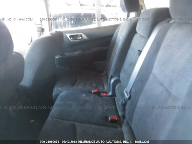 5N1AR2MNXEC699473 - 2014 NISSAN PATHFINDER S/SV/SL/PLATINUM 黑色 照片 8