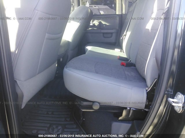 1C6RR6GT6JS117983 - 2018 RAM 1500 SLT BLACK photo 8